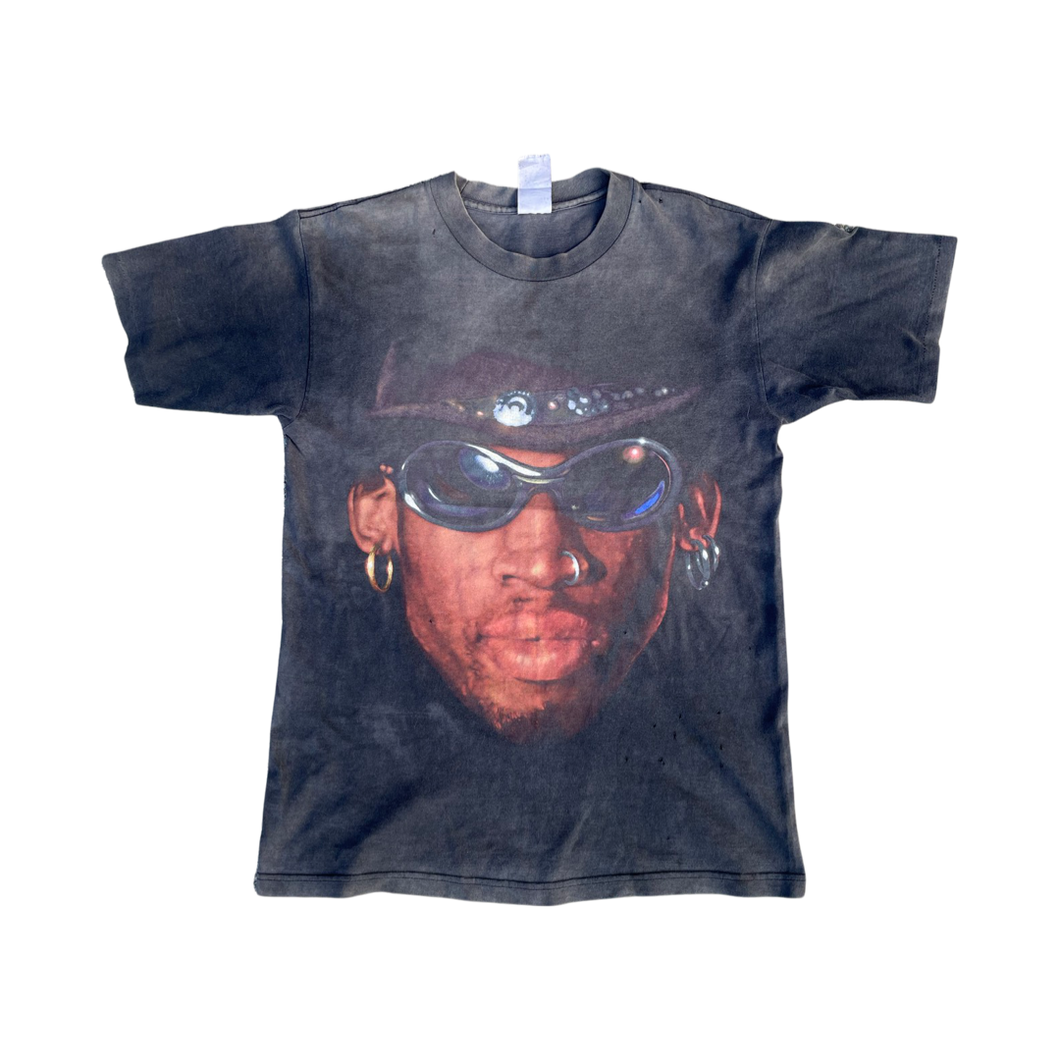 Dennis Rodman Cowboy Rare Vtg Tee 90s