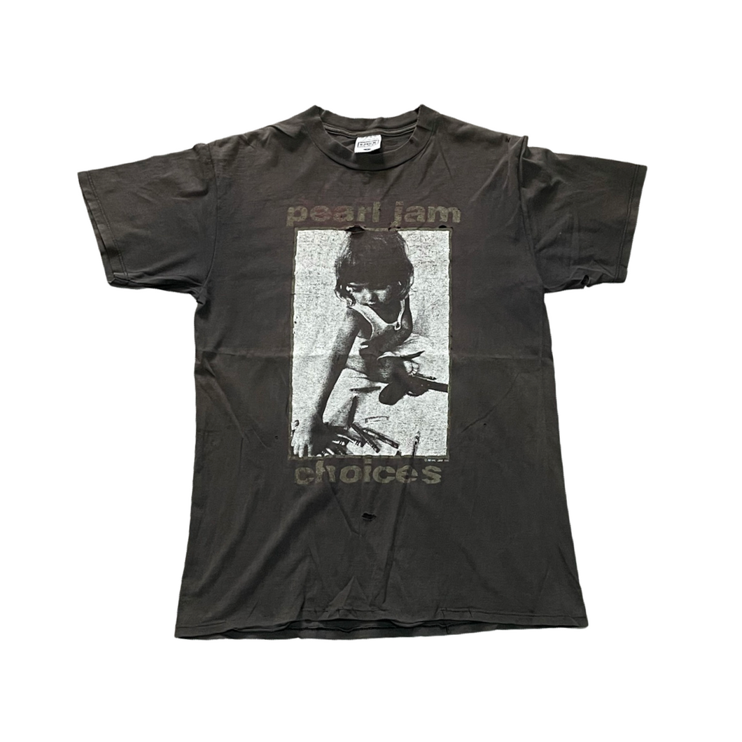 Pearl Jam, a new version of the classic Choices t-shirt 