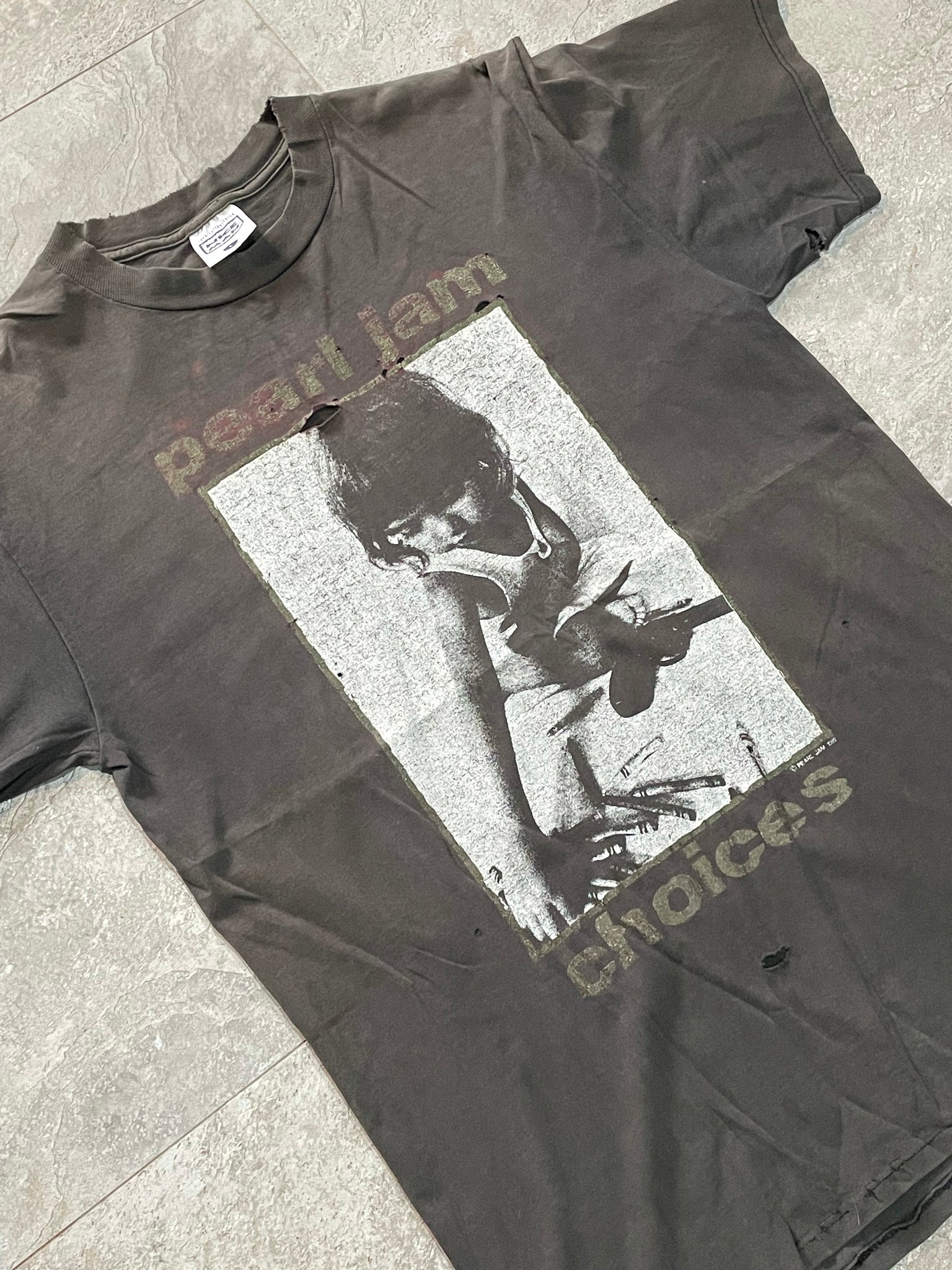 Vintage 90s Pearl Jam Choices Shirt